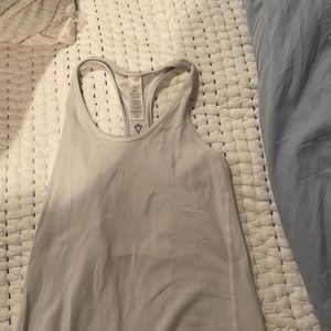 White Ivivva tank top size kids 10y